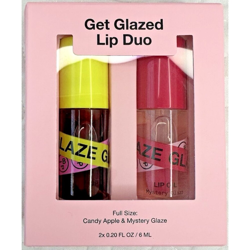 INNBEAUTY Get Glazed Lip Duo Candy Apple Mystery Glaze 2 Full Size NEW